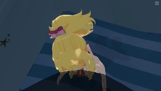 【3D动漫】山田精灵POV视角深喉口交：精灵少女的极致吮吸诱惑 海报